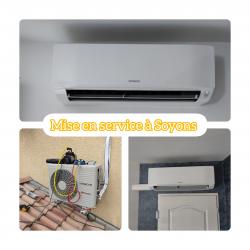 Installation de deux climatisations réversibles à Soyons_07130